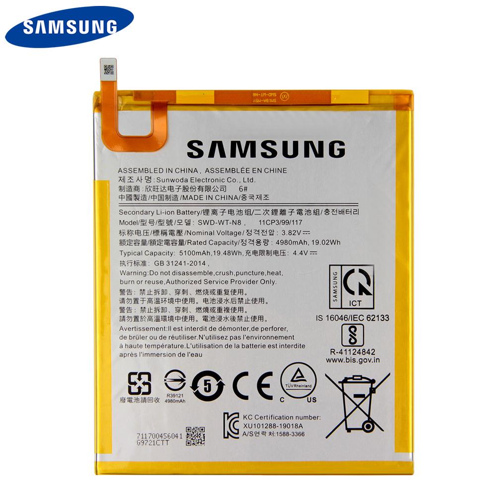Samsung Original Replacement Battery SWD-WT-N8 Tablet Battery For Samsung Galaxy Tab A T295 T290 Rechargeable Tablet Battery 5100mAh