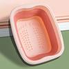 Yousheng Foldable Wash Basin Plastic Portable Pool Foot Bath Basin Kitchen Fruit Vegetable Washing Basin Footbath Tub Camping Laundry Car Wash Basin