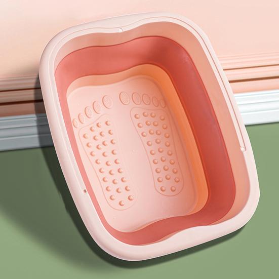 Yousheng Foldable Wash Basin Plastic Portable Pool Foot Bath Basin Kitchen Fruit Vegetable Washing Basin Footbath Tub Camping Laundry Car Wash Basin