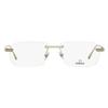 Omega Men S rimleSS eyeglaSSeS Om5015h 016 Palladium 56mm 016