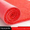 Красный противоскользящий ПВХ коврик-циновка для двери - Отрезаемый коврик для прихожей