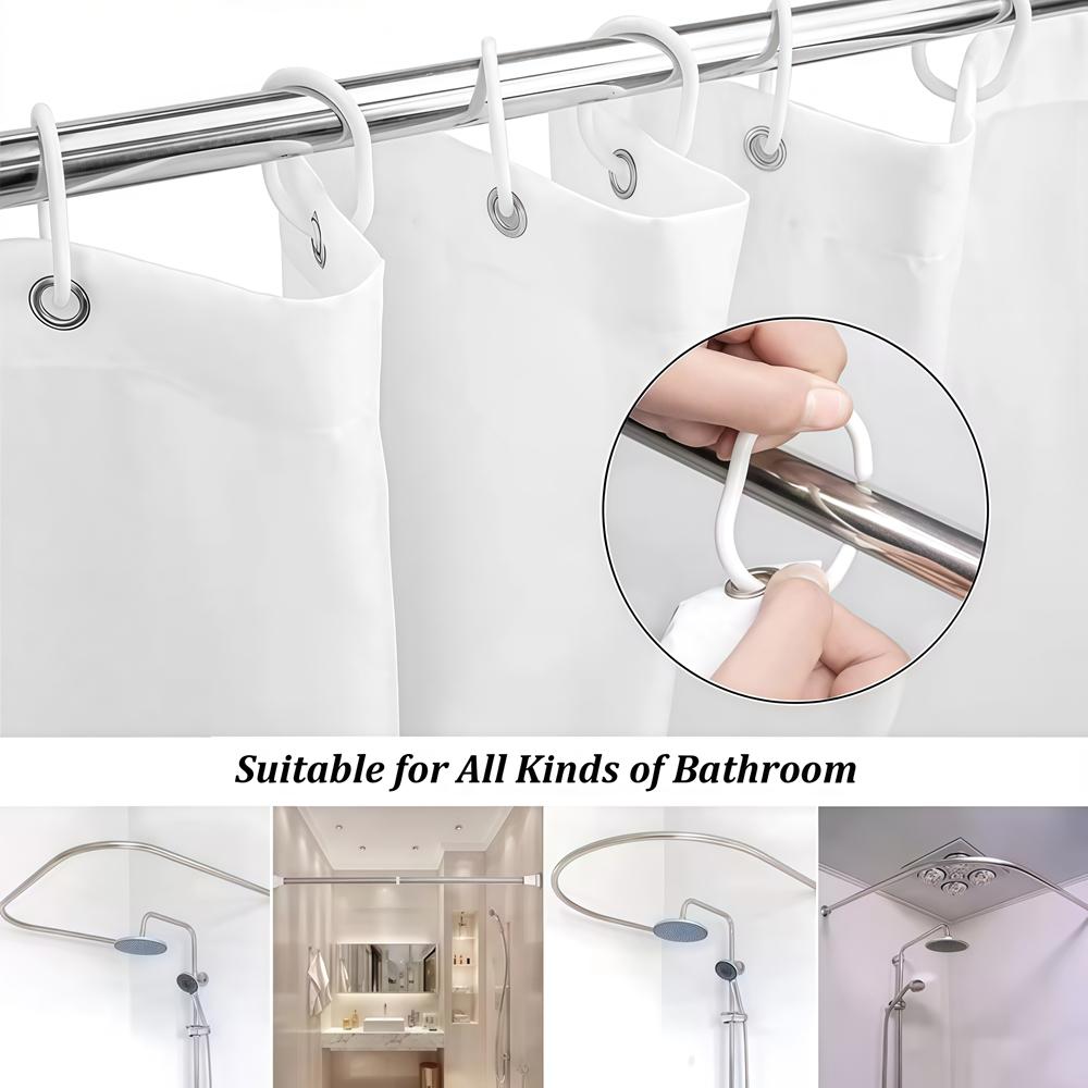 Шторка для душа «Садовая дорожка» с 12 крючками, реалистичный лесной пейзаж, бабочки, водонепроницаемый полиэстер, для ванны, ванной комнаты