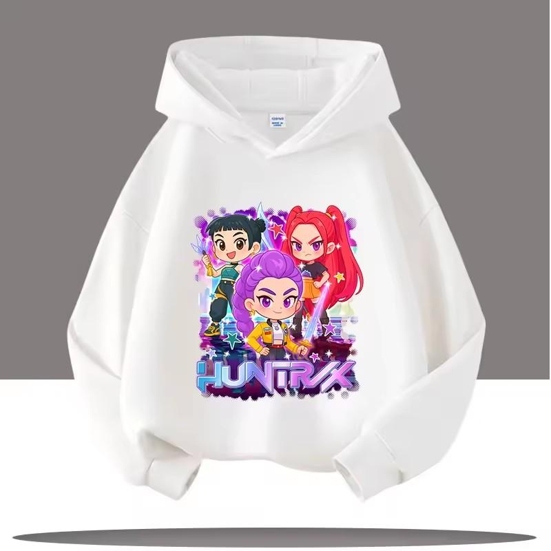 K-pop Охотник на демонов Саджа Толстовка с капюшоном для мальчиков с принтом Детские худи Спортивная одежда