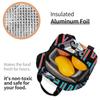 Insulated Lunch Bag for Kids School Cooler Thermal Food Box Tote Portable Lunch Boxes Container Fnf Hex Neon Artwork