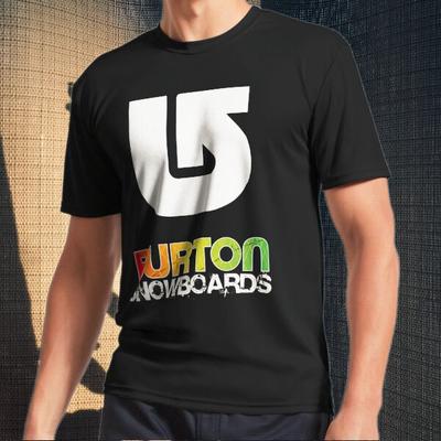 Burton Active Футболка с логотипом Мужская футболка Смешная Размер от S до 5XL