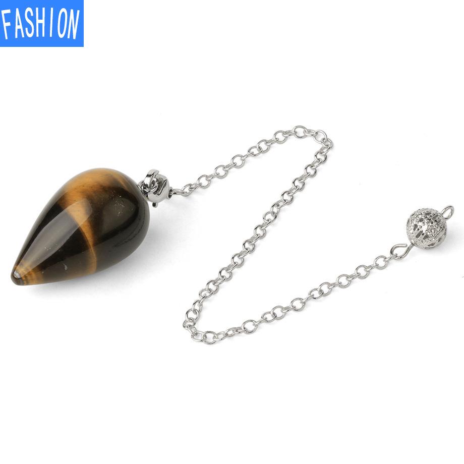 Капля воды, аметист, персонализированная универсальная независимая упаковка, подвеска-маятник из натурального кристалла