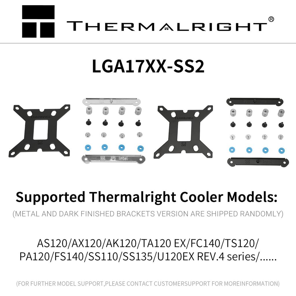 Thermalright LGA 1700-SS2 Mounting Kit for CPU Coolers on Intel's LGA1700 Platform, Mounting Kit for LGA1700 Socket