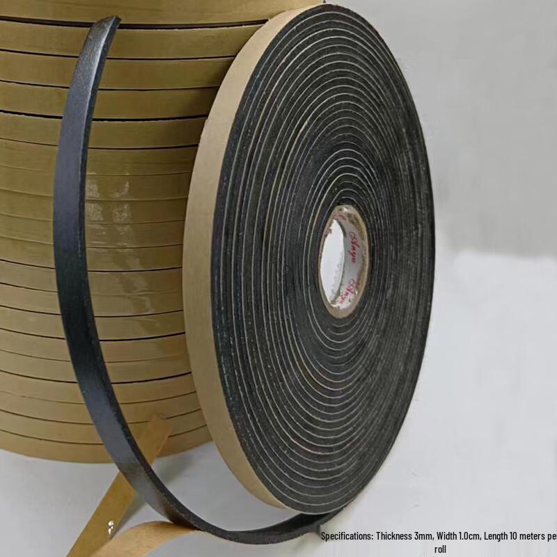 Yake Black Automotive EVA Foam Sealing Strip