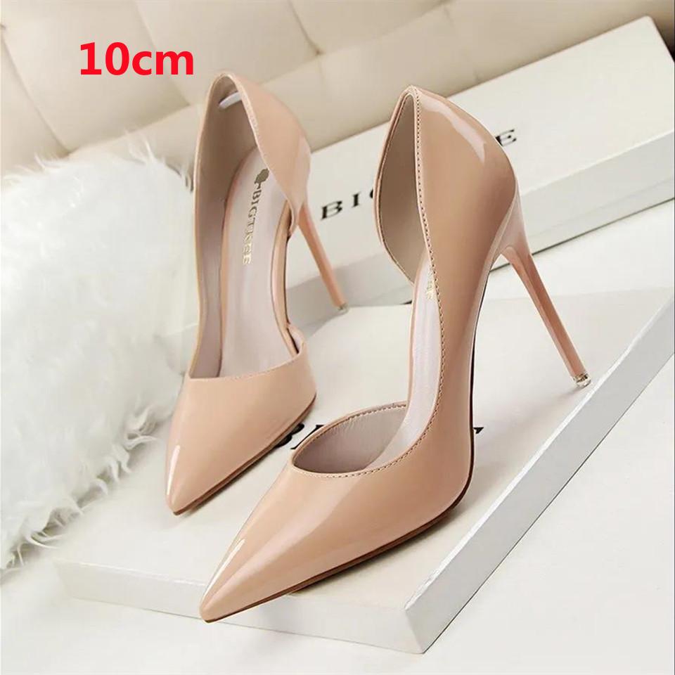 Cresfimix Sapatos Femininas Женская мода из искусственной кожи Blue Sky Comfort Весна и лето Туфли на каблуке Милые женские туфли-лодочки A170