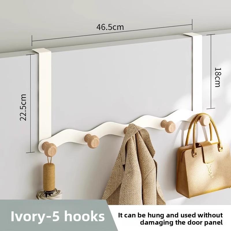 Крючок на дверь Настенная вешалка для одежды без пробивки Крючок для одежды Входная дверь Настенный крючок для пальто и шляп Крючок-рейка для спальни