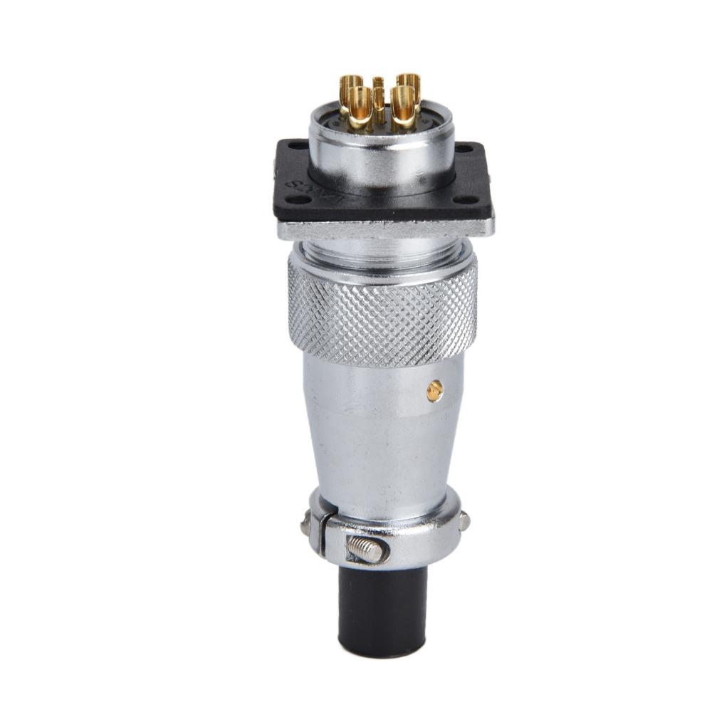 6 Pin Power Connector 500V WS20 Industrial Connector Aviation Plug Socket Industrial Equipment