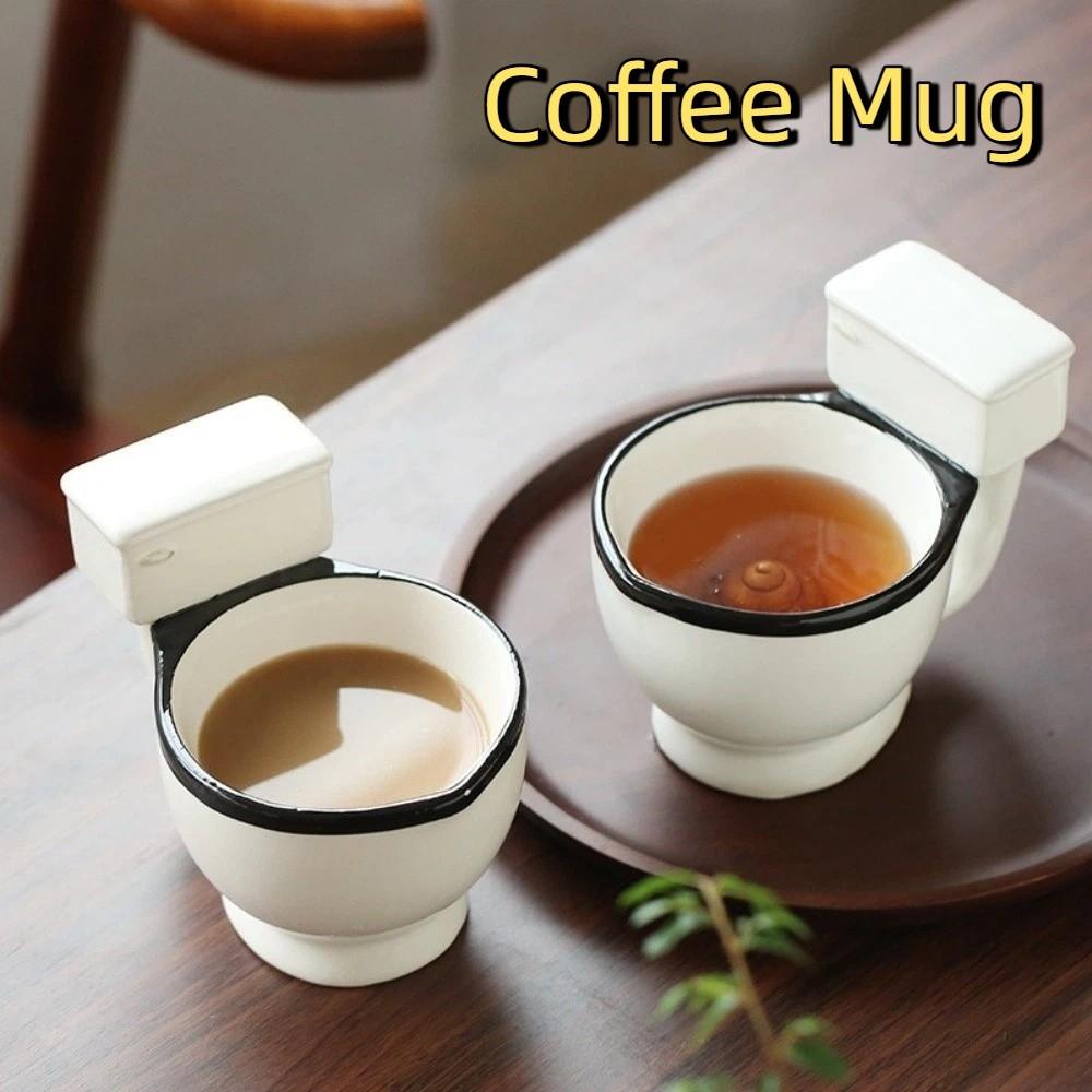 Novelty Ceramic Coffee Mug Minimalist Poop Cup Water Cup Toilet Water Mug  Gift Giving