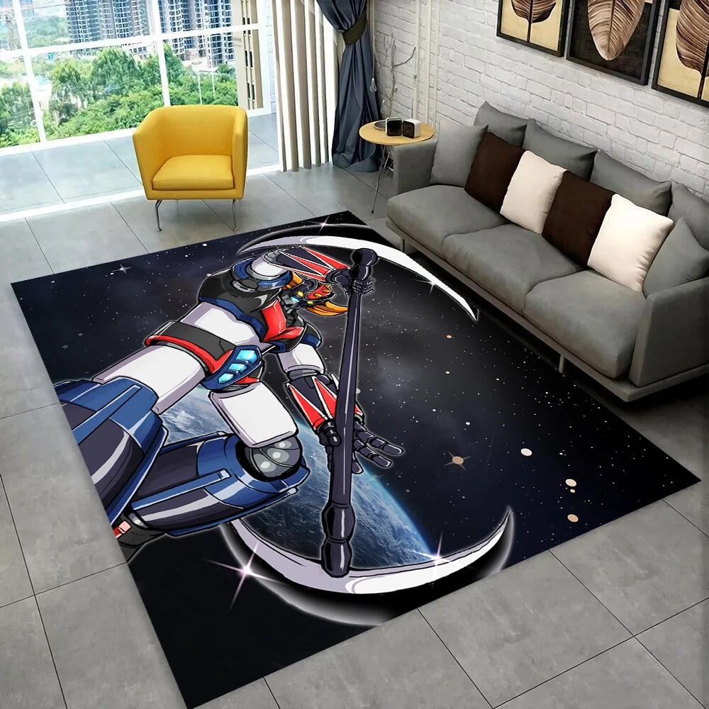 НЛО робот Grendizer аниме мультфильм коврик, ковер для дома гостиная спальня диван коврик для двери декор, детские игры нескользящий напольный коврик 3D