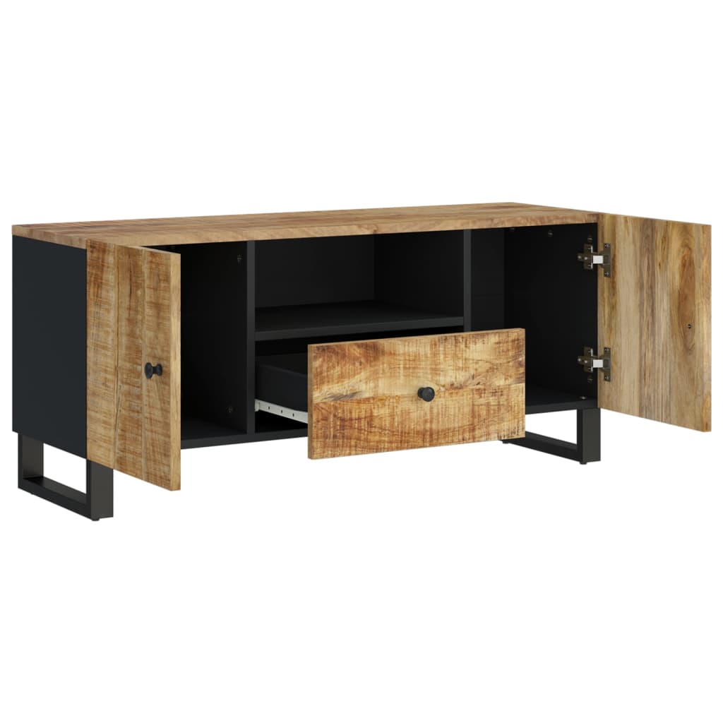Vidaxl Szafka Rtv, 105X33,5X46 Cm, Mango I Materiał Drewnopochodny