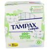 Tampons - Tampax - Compak Cotton Protection - 100% Organic Cotton - Hypoallergenic - 14 Units