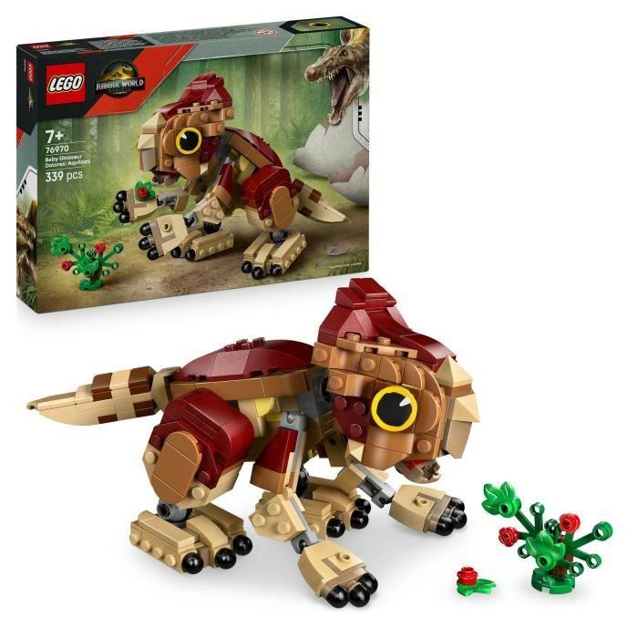 LEGO Jurassic World 76970 Dolores, Le Bébé Aquilops - Jeu De Construction Dès 7 Ans