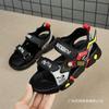 Children's sandals open-toed beach shoes cartoon children's Pikachu sandals soft sole non-slip wholesale one piece