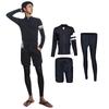 YFMAYI Men's Rash Guard Swimsuit Set, Long Sleeve, Leggings, Surf Pants, Fitness, 3-Piece Set