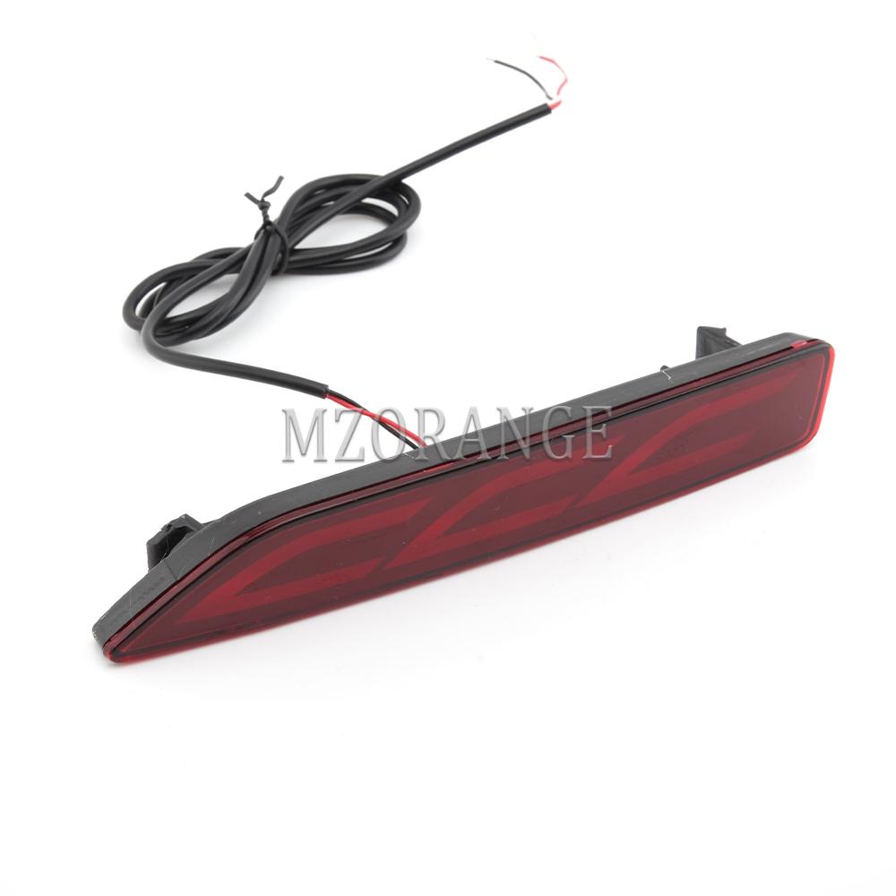 1 Pair LED Rear Bumper Lights for Honda CRV CR-V 2007 2008 2009 Multi-function Rear Fog Lamp Brake Light Driving Lamp