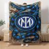 Snake Inter Milan Logo Blankets Flannel Printed Breathable Warm Throw Blanket for Home Office Bedspreads 0708a92