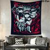 Babymetal Wall Tapestry Aesthetic Wall Hanging Printed Fabric Blanket Decorative Tapestries for Bedroom Living Room Home Decor