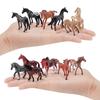 Simulation Animal Horse Model Series Mini Sharma Morgan Horse Hanover Horse Mini 12-Piece Animal Set