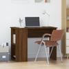 VidaXL Desk Brown Oak 100x55x75 Cm Engineered Wood 823031
