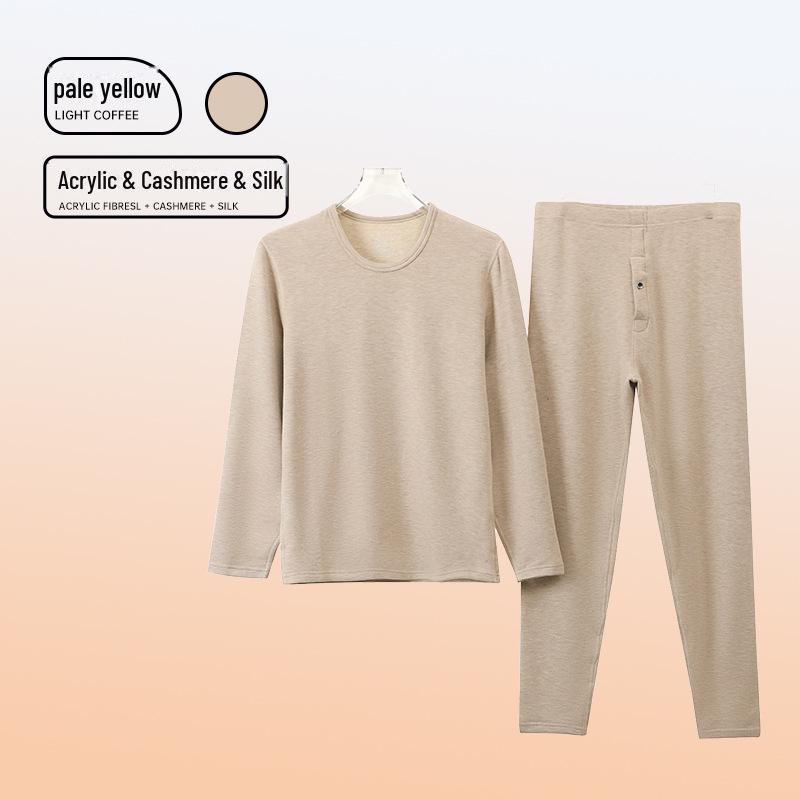 Термобелье из кашемира и шелка осень-зима: Теплый костюм для мужчин и женщин