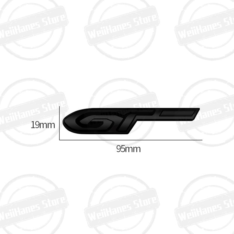 Metal 3D For Peugeot GT Badge Letter Logo RCZ 308 208 508 307 3008 5008 2008 408 Car Rear Trunk Body Sticker Emblem Accessories