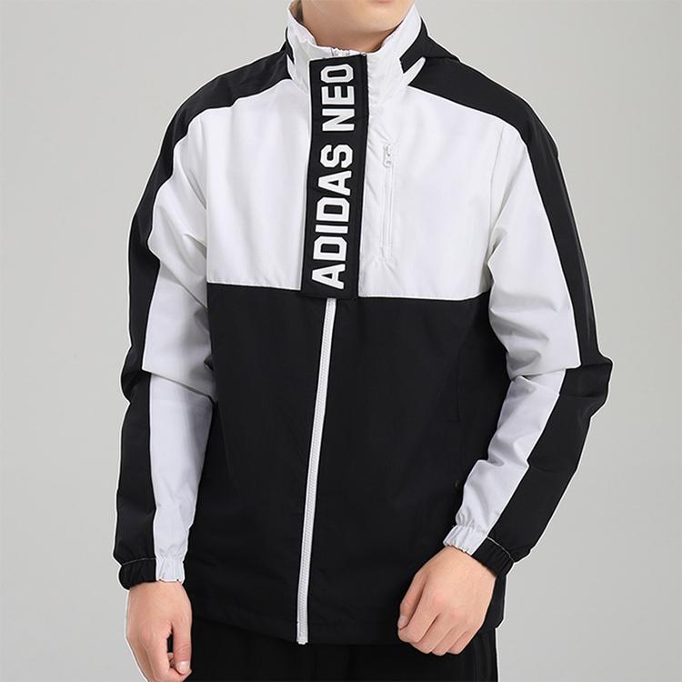adidas Нео повседневная спортивная куртка с капюшоном Мужские куртки белые GL7188