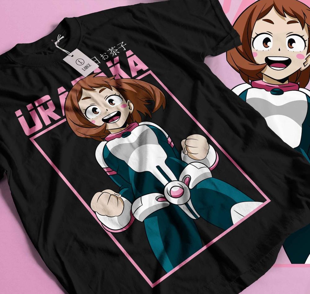 Футболка Очако Урарака Очако BNHA Футболка, Академия Героев Boku No Hero Футболка MyHero249