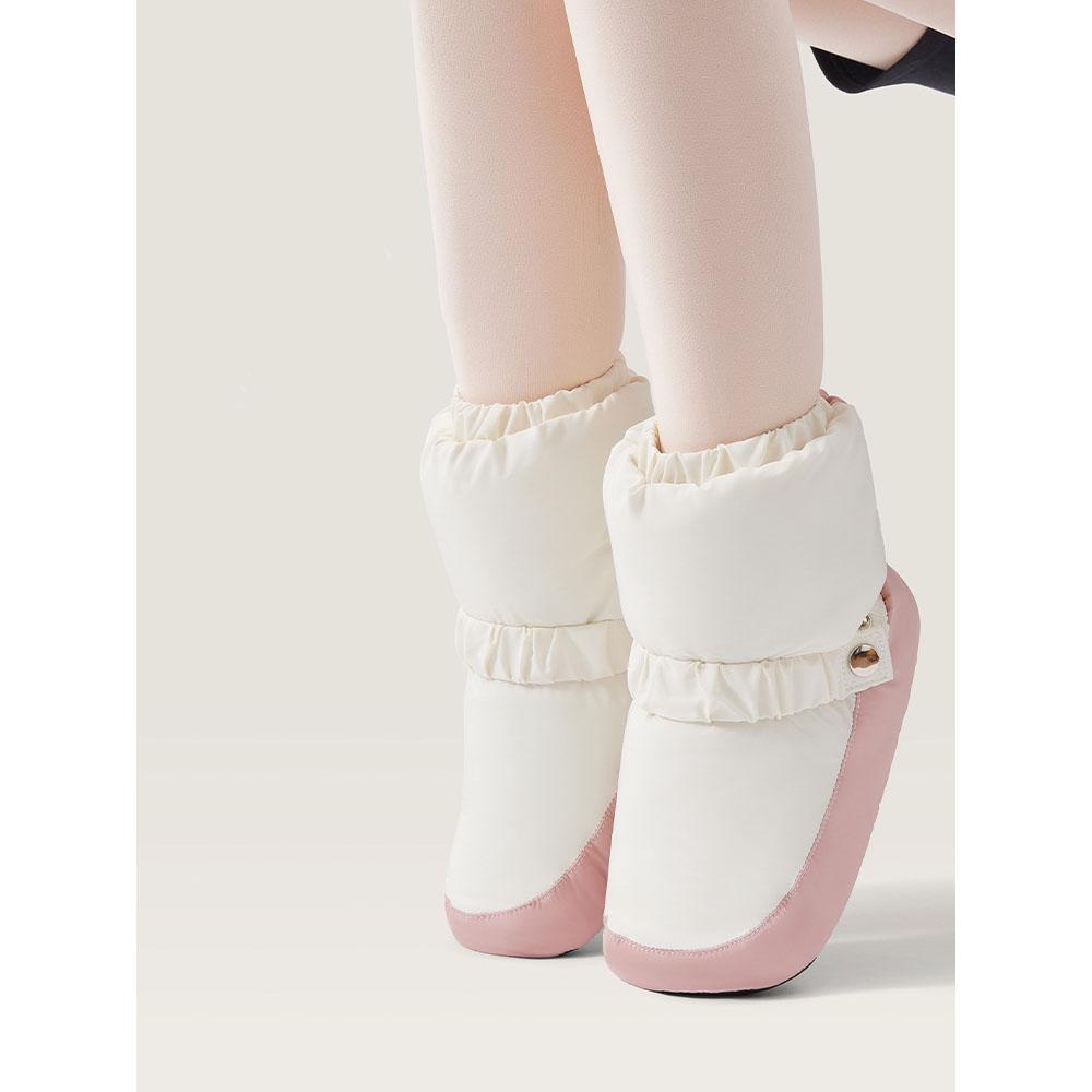 Балетки Ботинки для разминки Национальные танцевальные туфли Зимние танцевальные ботинки Теплые нескользящие ботинки Обувь