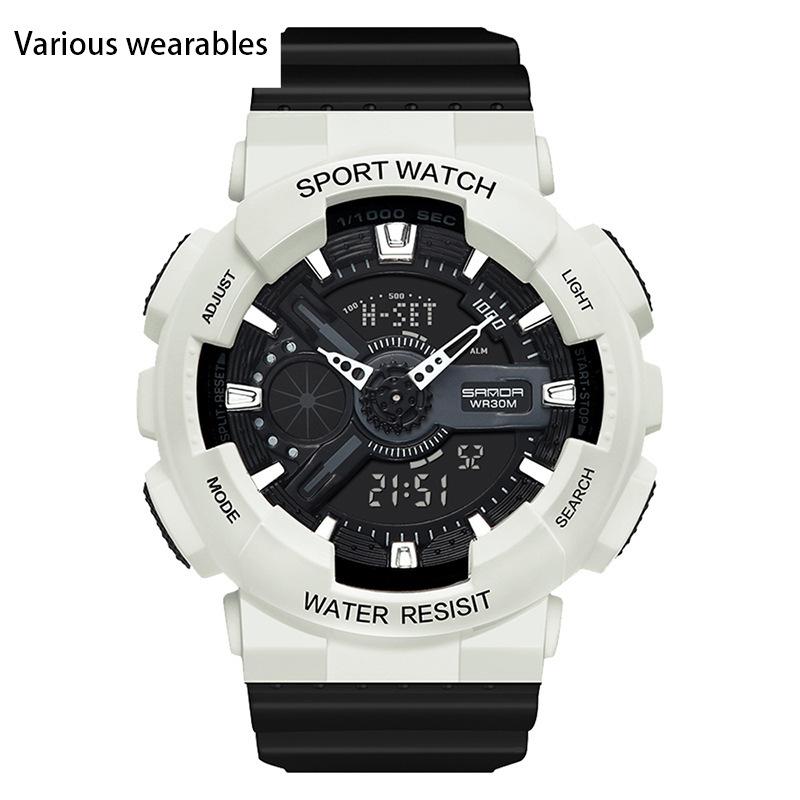 Корейская мода тренд микро бизнес светящиеся электронные спортивные модные студенческие корейские конфеты детские парные часы