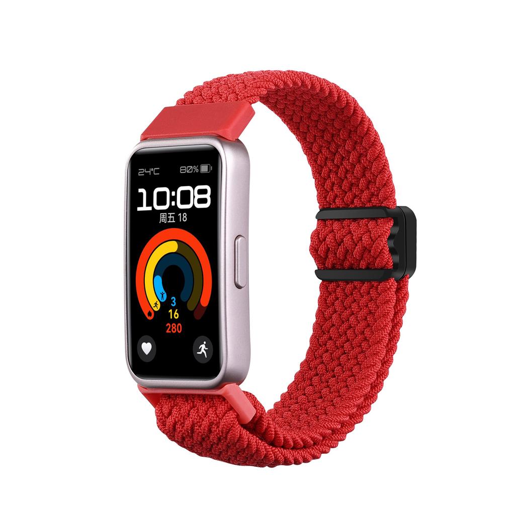 Magnetic Braided Loop for Huawei Band 9 8 Strap Accessories Adjustable Wristband Elastic Nylon Bracelet Correa Huawei Band9 band
