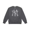 New MLB MONOGRAM Collection New York Yankees 25FW Sweatshirt Unisex Standard Charcoal Gray 3AMTM0754-50CGS