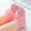 0-1T Cute Baby Girls Combed Cotton Socks Newborn Lace Ruffle Frilly Princess Ankle Socks Summer Spring Infant Short Socks