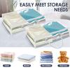 6Pcs Clear Tote Bags with Zipper Large Capacity Blankets Bags Waterproof Dustproof Bed Sheet Bag Transparent PVC Organizing Bags