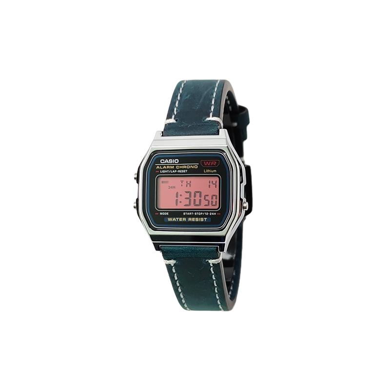 Casio Индивидуальные часы модифицированная серия серебристый полимерный корпус классические ретро квадратные часы водозащита для жизни A159WA-N1D модифицированные A159WA-N1D