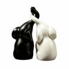 Minimalist Elephant Sculpture Niche Style Loving Figurine Couples Elephant Statue  Office