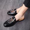Роскошный дизайнерский бренд Мужские сандалии Лоферы Тапочки для мужчин Разноцветные полуботинки Для мужчин Повседневная обувь Слипоны Балетки Мюли mo-9