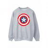 Mens Captain America Civil War Distressed Shield Sweatshirt