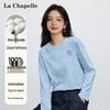 Женская футболка La Chapelle 2026 из чистого хлопка с длинным рукавом