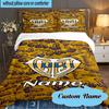 Custom Name Boca-Juniors Bedding Set 3pcs, Bedding Set Including 1pc Duvet Cover And 2pcs Pillowcases for Bedroom, Dormitory Gift