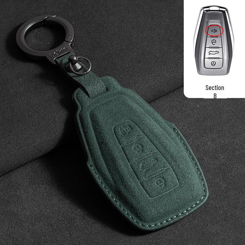 Geely Key Cover for Dihao, Xingrui, Xingyue L, Binrui, Cool, Boyue, Binyue, and GS Models - Unisex Shell Buckle & Bag