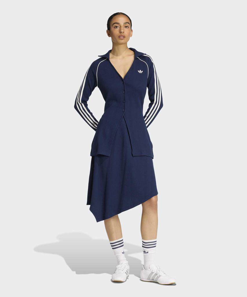 ADIDAS Waffle Asymmetrical Skirt - Night Indigo / Ks7782