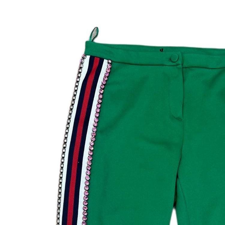 GUCCI Leggings Women's Green Moderate 489728-X9F93-3318