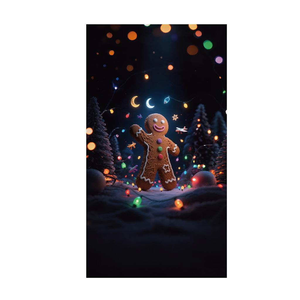 Christmas Door Curtain Background Door Decoration