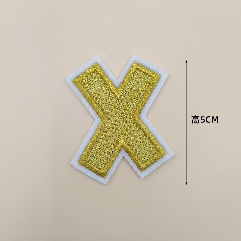 26 шт. цветных термоклеевых нашивок с буквами, вышитых патчей AZ, аппликация на одежду, платья, шляпы, носки, джинсы, аксессуары для самостоятельного изготовления