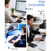L-Shaped Desk Edge Cushion, 2-Piece Memory Foam Elbow Pad with Non-Slip Base, Arm Rest for Desk, Ergonomic Deskedge Forearm Support & Wrist Rest