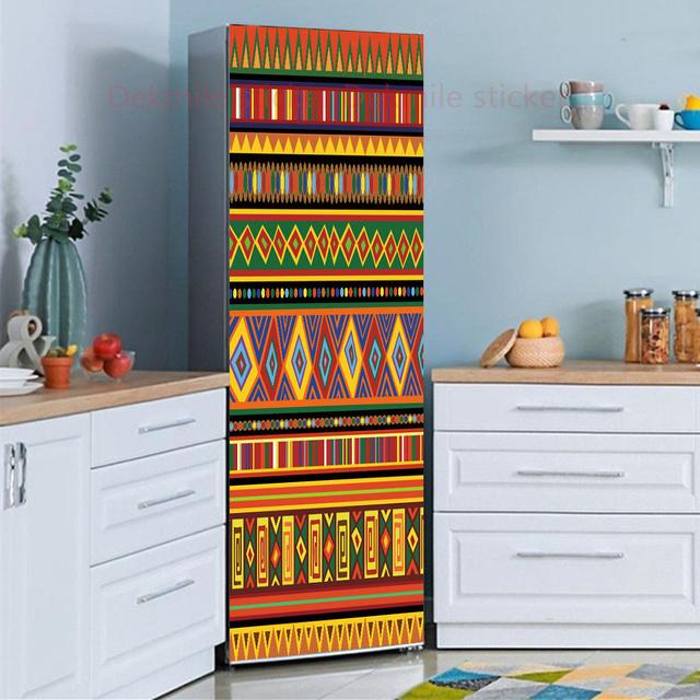 39 стилей на выбор, цветы, пейзаж, наклейка на холодильник, пилинг-палка, водонепроницаемая двойная дверь, морозильная камера, декор для шкафа, художественная роспись